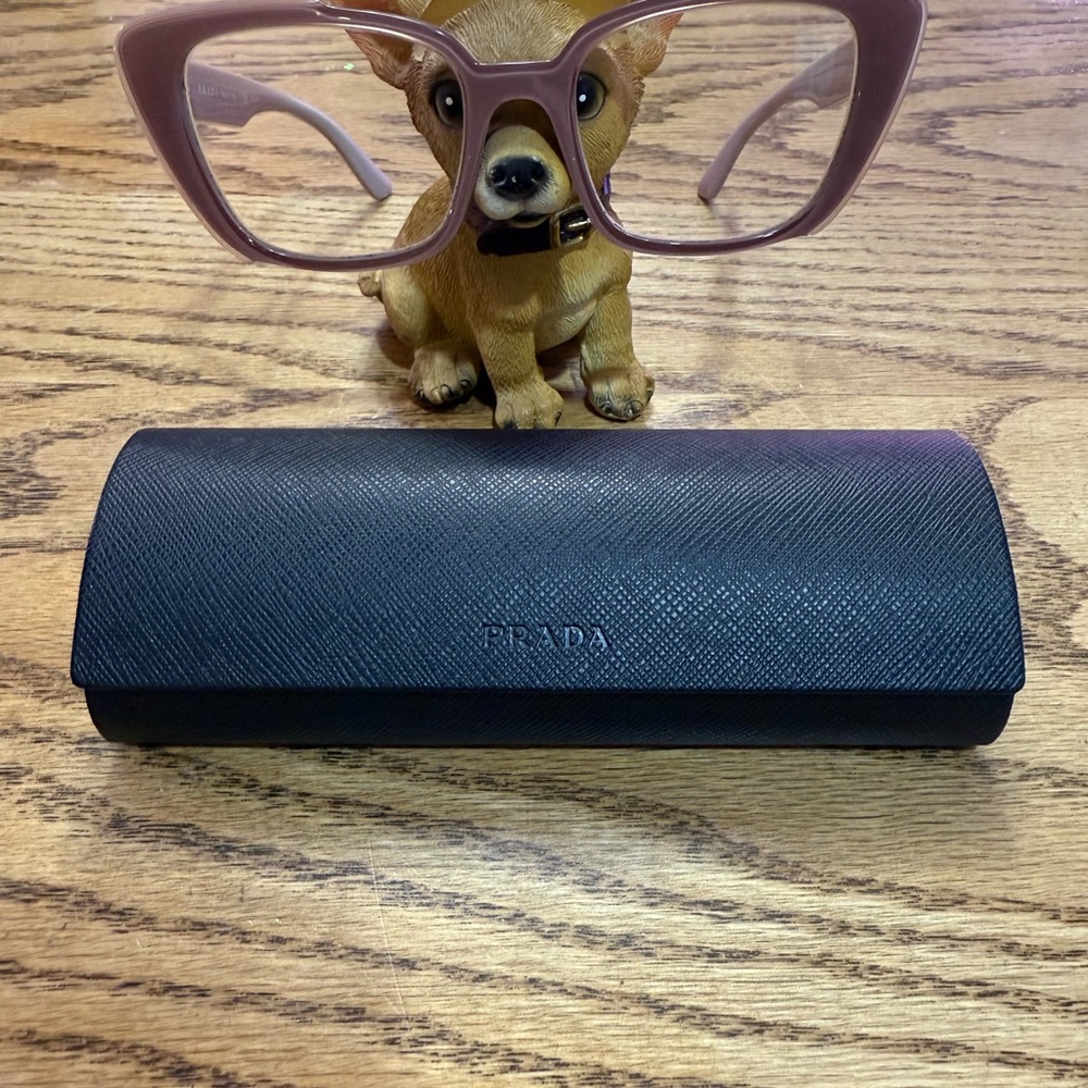 Prada Pink and Black Glasses